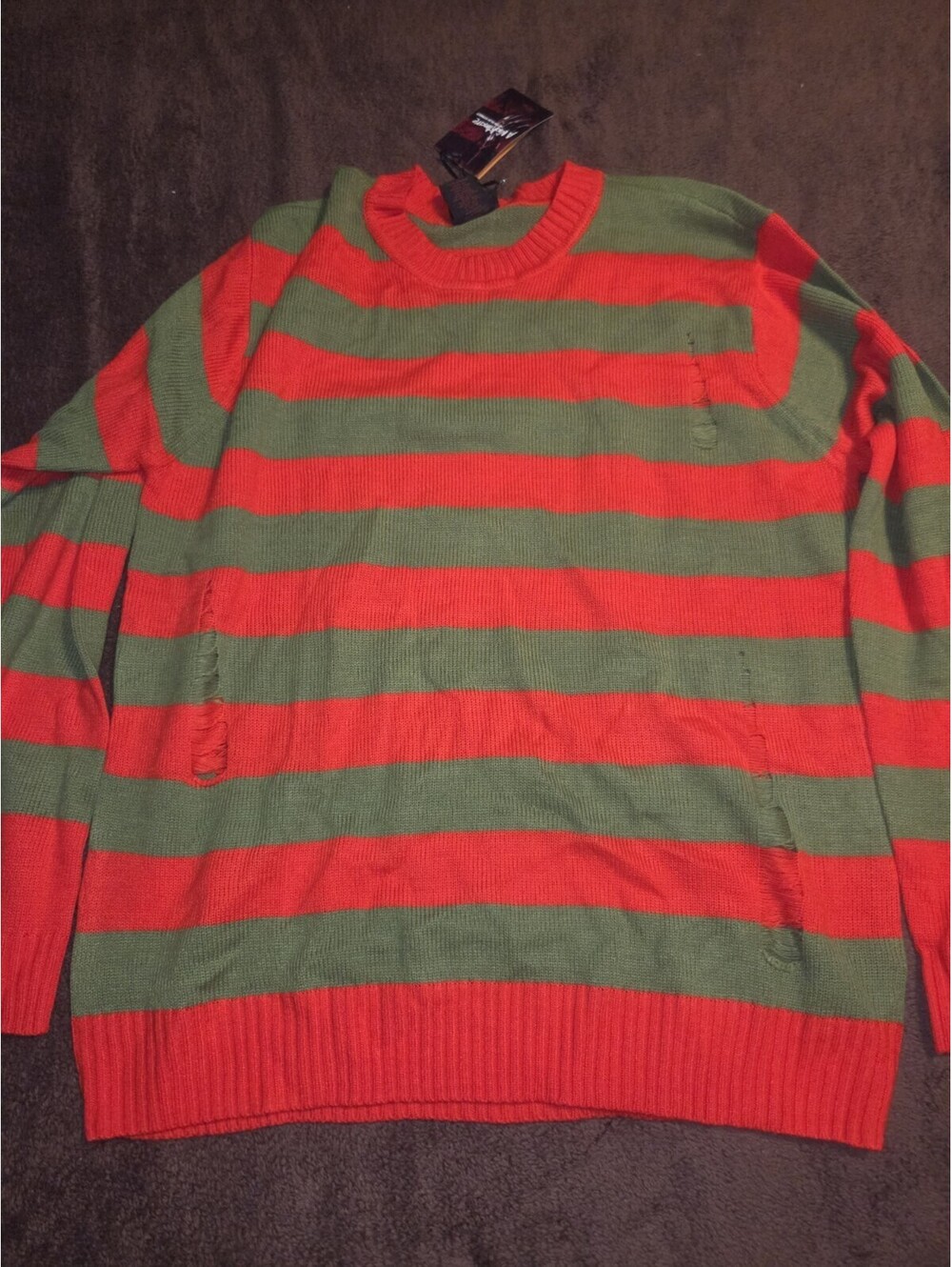 Freddy Kruger nightmare on street sweater Xl